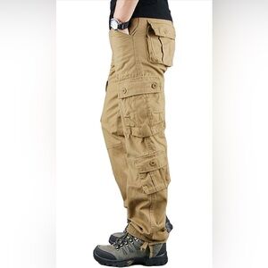 Men's Tan Cargo Pants